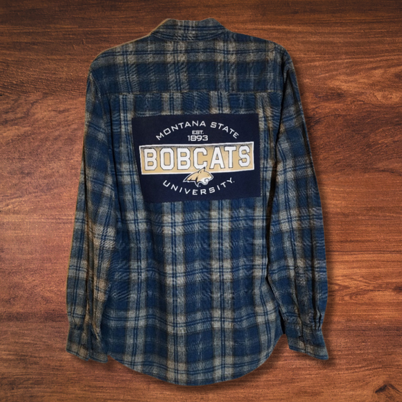 MSU Bobcats Patch Flannel