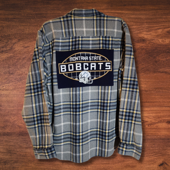 MSU Bobcats Patch Flannel