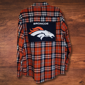 Denver Broncos Patch Flannel