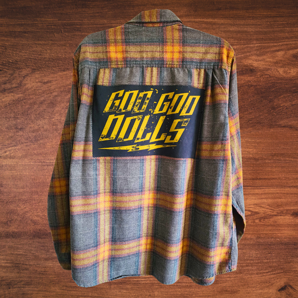 Goo Goo Dolls Concert Tee Patch Flannel