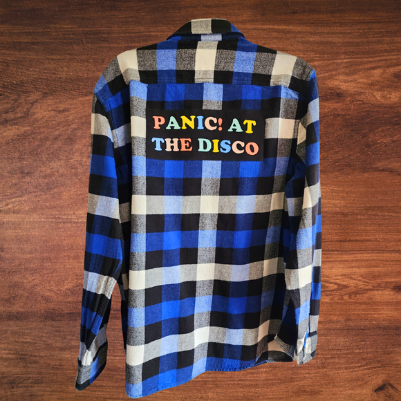 Panic! At the Disco Concert Tee Patch Flannel