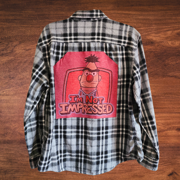 Muppets Bert Patch Flannel