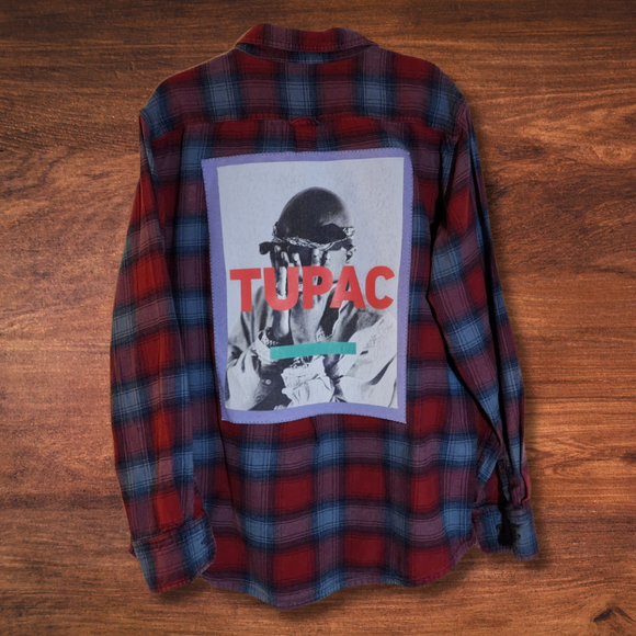 Tupac Patch Flannel