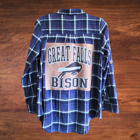 Great Falls High Bison Patch Flannel