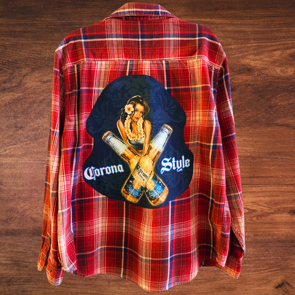 Corona Style Patch Flannel