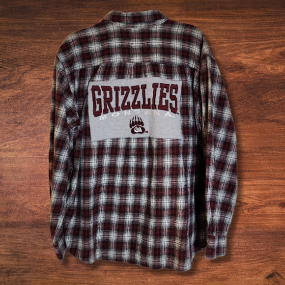 UM Grizzlies Patch Flannel