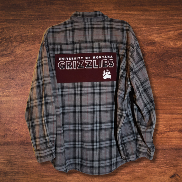 Montana Grizzlies Patch Flannel